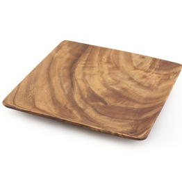 Dinner Wood Square Plate 12"x12"x1"