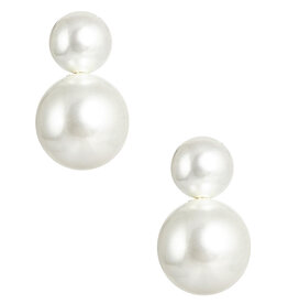 Audrey Large Stud, Pearl