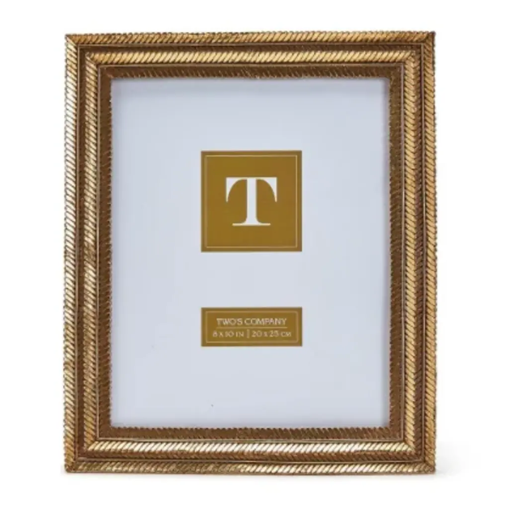 Gold Fern 8x10 Photo Frame
