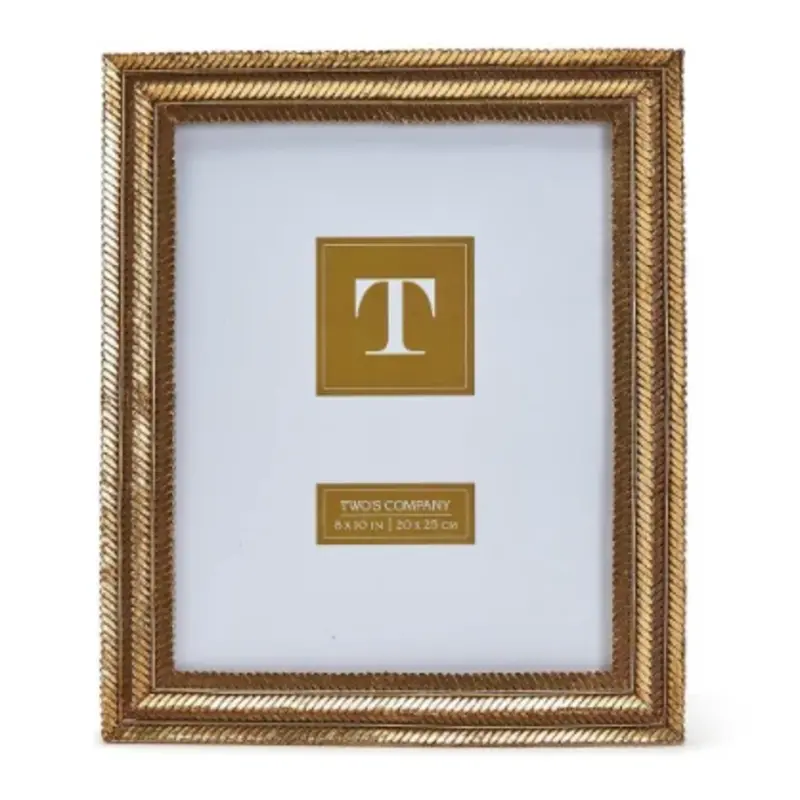 Gold Fern 8x10 Photo Frame