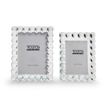 Bubbles Crystal Glass Photo Frame, 4 x 6