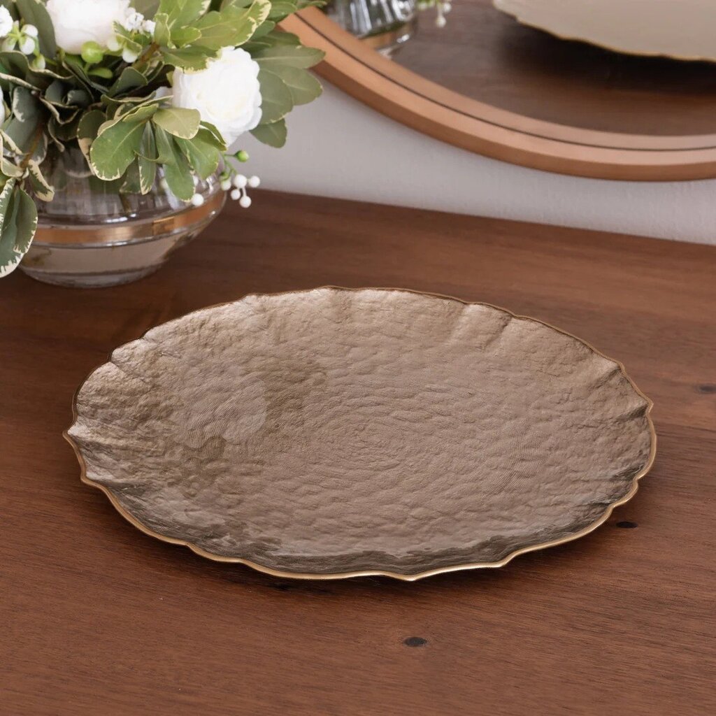 Beatriz Ball Glass Large Round Platter