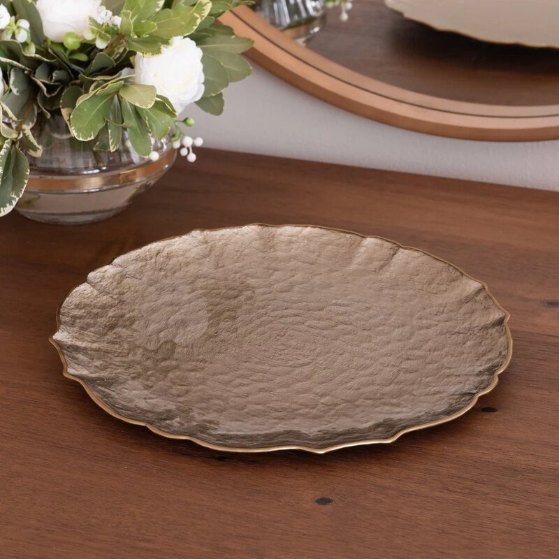 Beatriz Ball Glass Large Round Platter