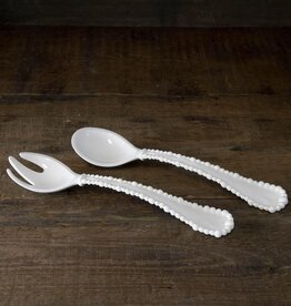 Beatriz Ball VIDA Alegria Large Salad Servers (White)