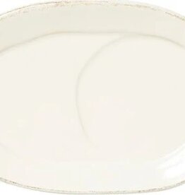 Vietri Lastra Linen Oval Tray