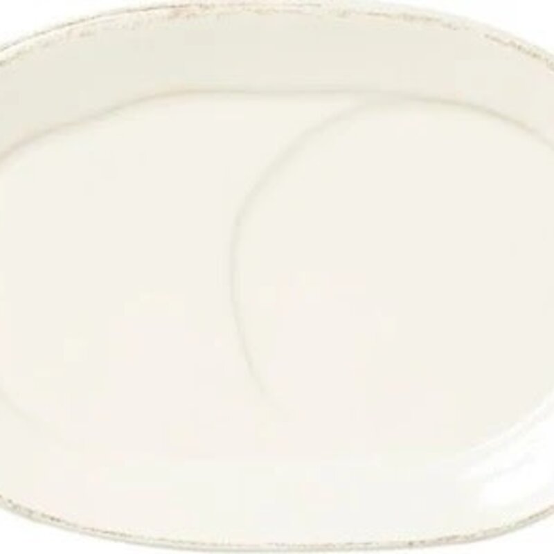 Vietri Lastra Linen Oval Tray