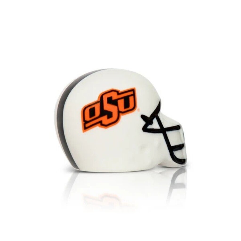 nora fleming oklahoma state helmet mini
