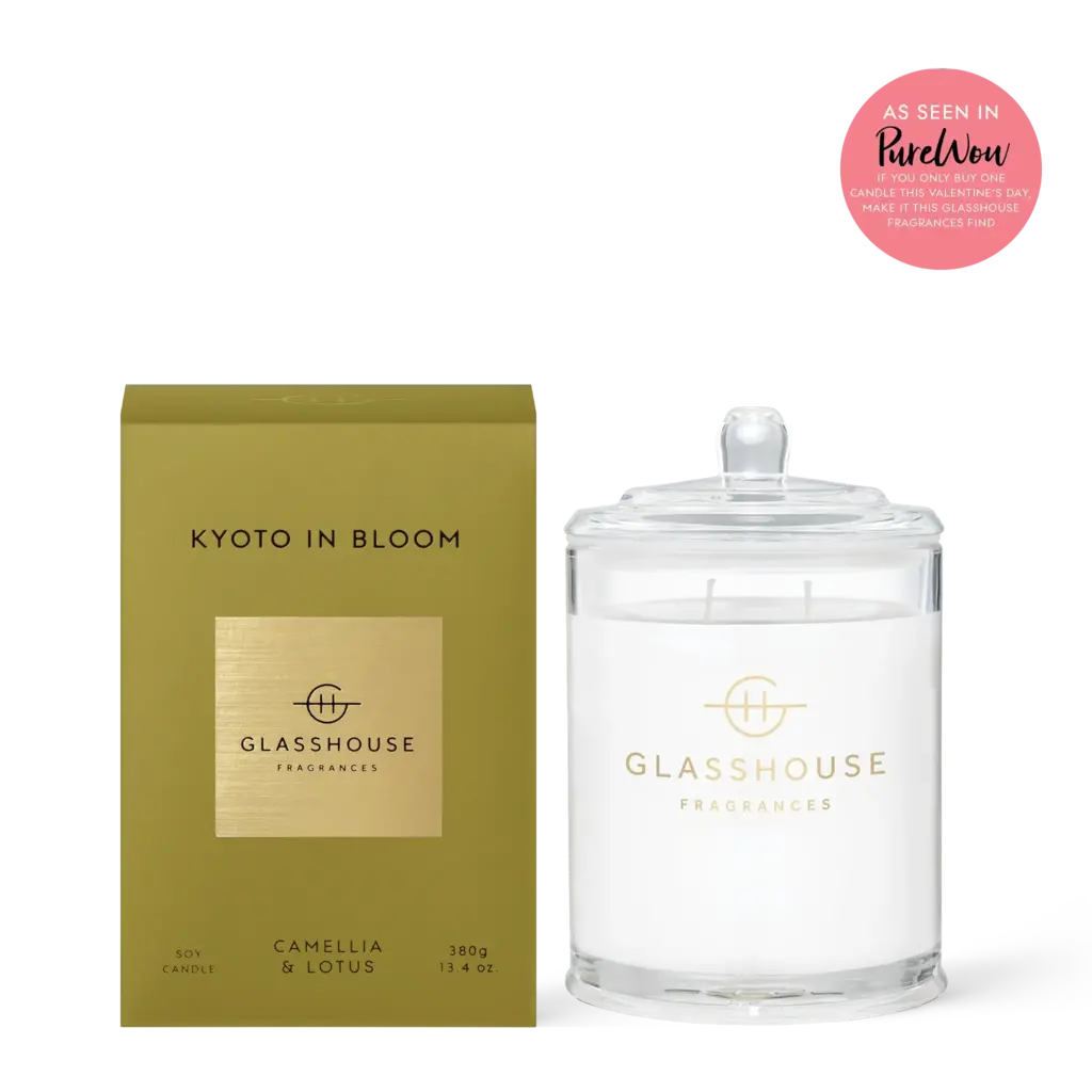 Glasshouse Fragrances 13.4 oz. Candle - KYOTO IN BLOOM