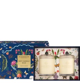 Glasshouse Fragrances Candle Duo- Country Couture & Forever Flore