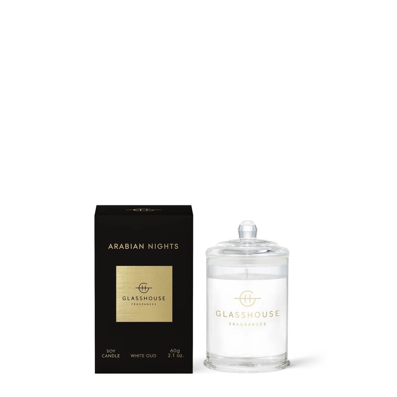 Glasshouse Fragrances ARABIAN NIGHTS Candle,2.1 oz.