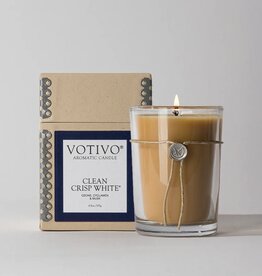 VOTIVO Clean Crisp White 6.8 oz. Aromatic Candle