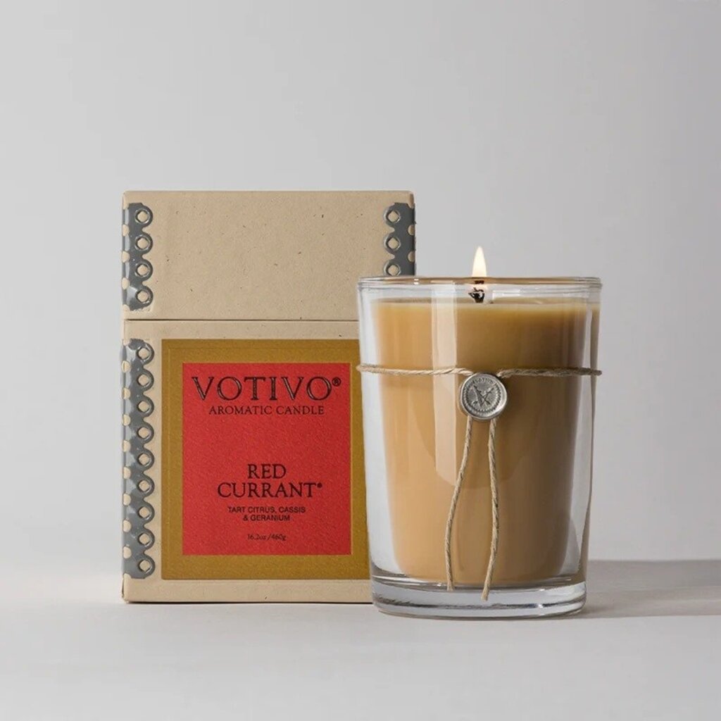 VOTIVO Red Currant 6.8 oz. Aromatic Candle