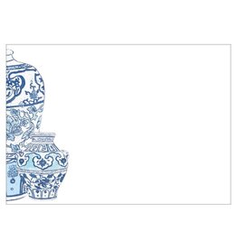 Caspari Ginger Jars Correspondence Cards - 12 Per Package