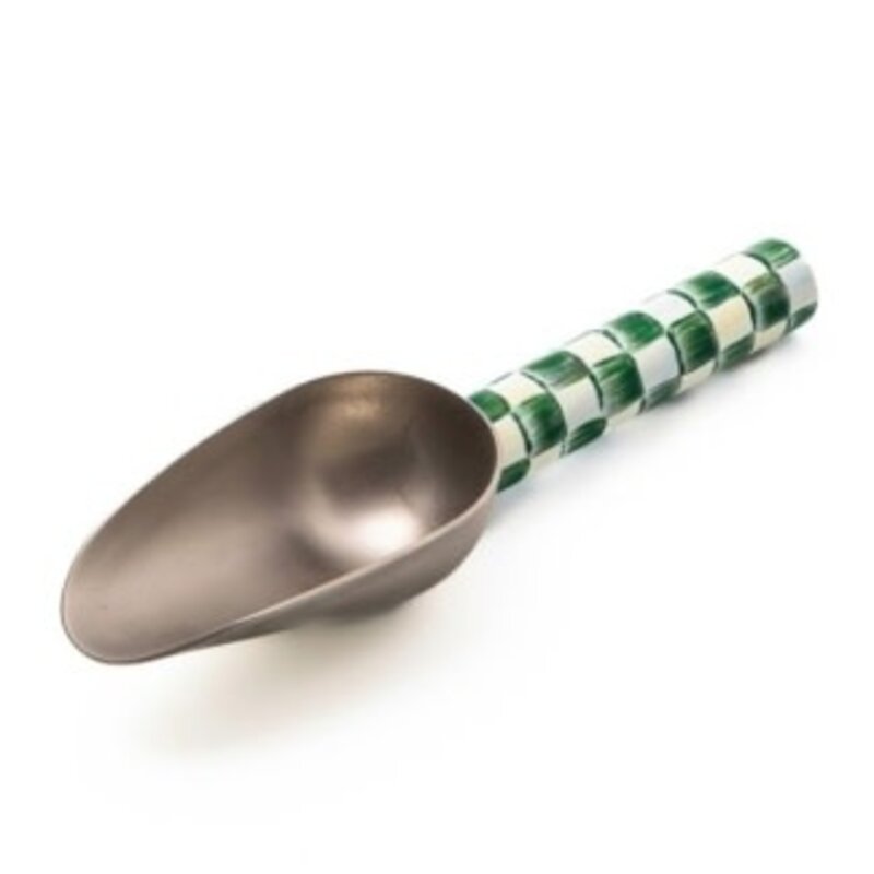 Mackenzie-Childs emerald check small scoop