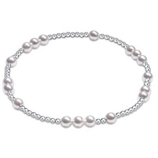 ENewton Design Hope Unwritten Sterling 4mm Bead Bracelet Pearl