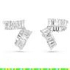 Swarovski Ariana Grande Swarovski Ear Cuffs, Baguette Cut, White