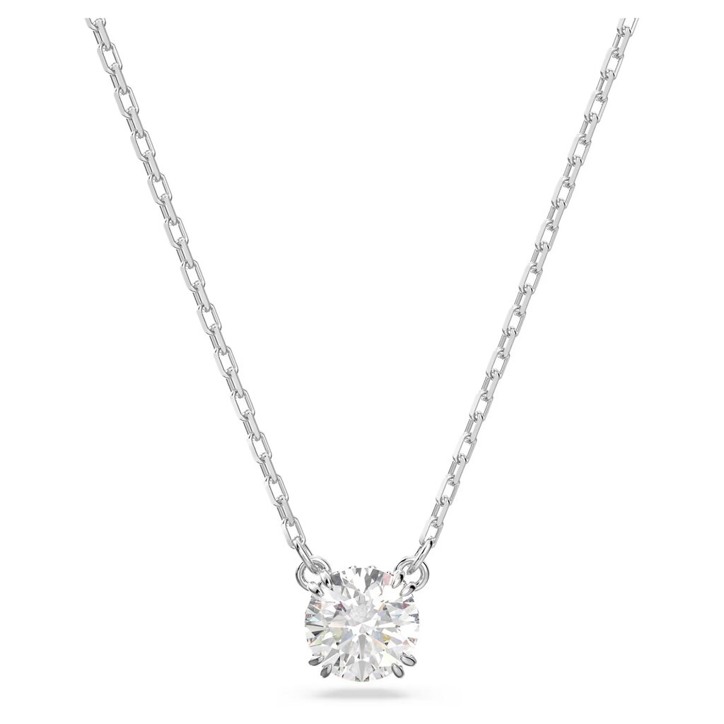 Swarovski Constella Pendant Round cut, White, Rhodium plated