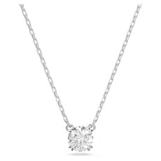 Swarovski Constella Pendant Round cut, White, Rhodium plated