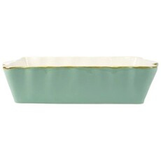 Vietri Italian Bakers Aqua Rectangular Baker-Lg