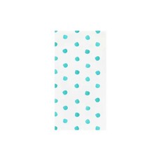 Vietri Papersoft Napkins Dot Aqua Guest Towels