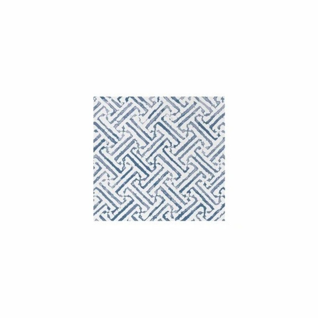 Vietri Greek Key Blue Cocktail Napkins, pk 20