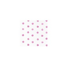 Vietri Papersoft Dot Pink Cocktail Napkins