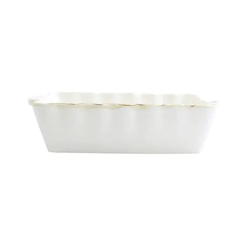 Vietri Italian Bakers White Rectangular Baker-Md