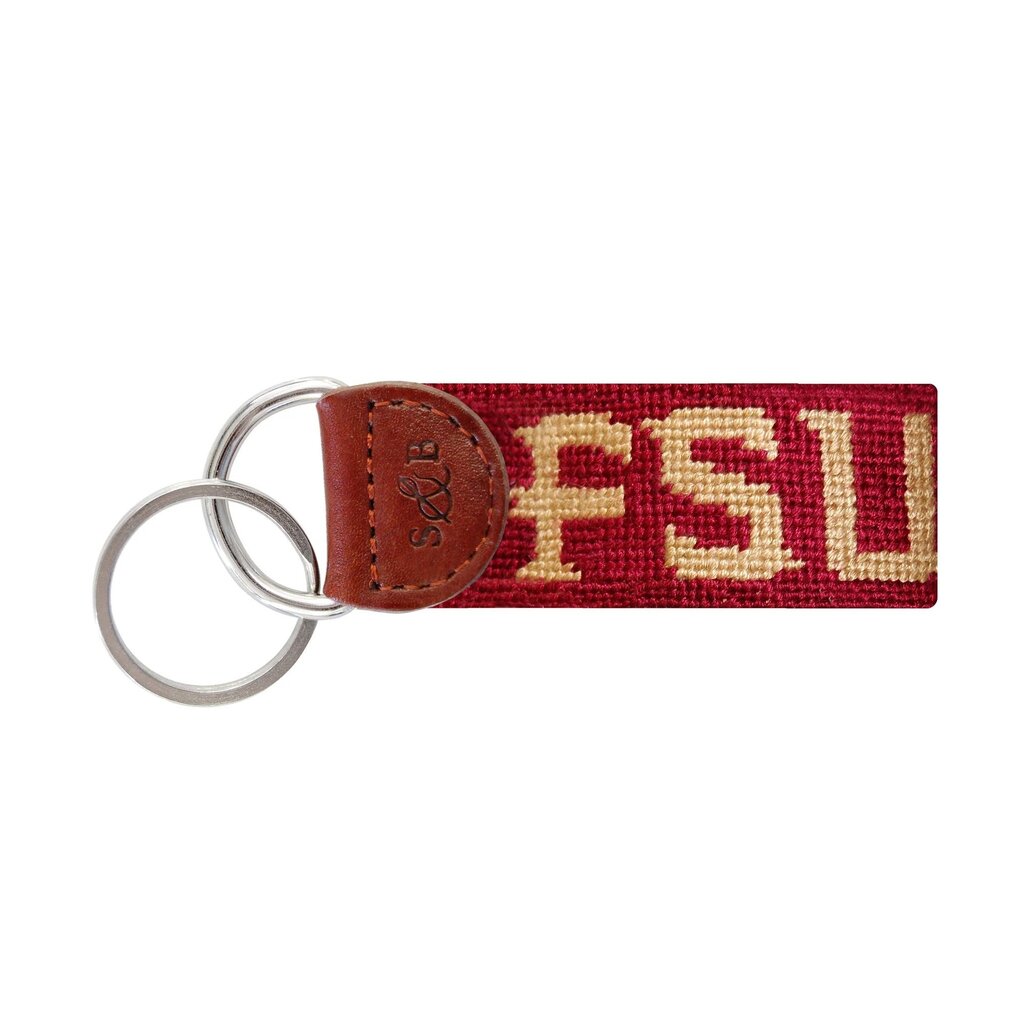 Smathers & Branson Florida State Needlepoint Key Fob