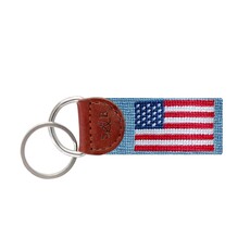 Smathers & Branson American Flag Key Fob (Antique Blue)