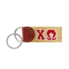Smathers & Branson Chi Omega Needlepoint Key Fob