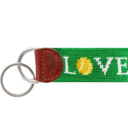 Smathers & Branson Love All Needlepoint Key Fob