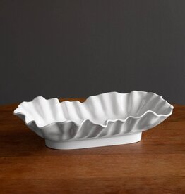 Beatriz Ball VIDA Bloom Pinched Large Oval Bowl (White)