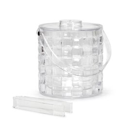 Cubed Ice bucket w/Tongs