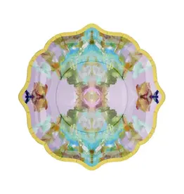 Stained Glass Lavender Cocktail Plates 10Pk