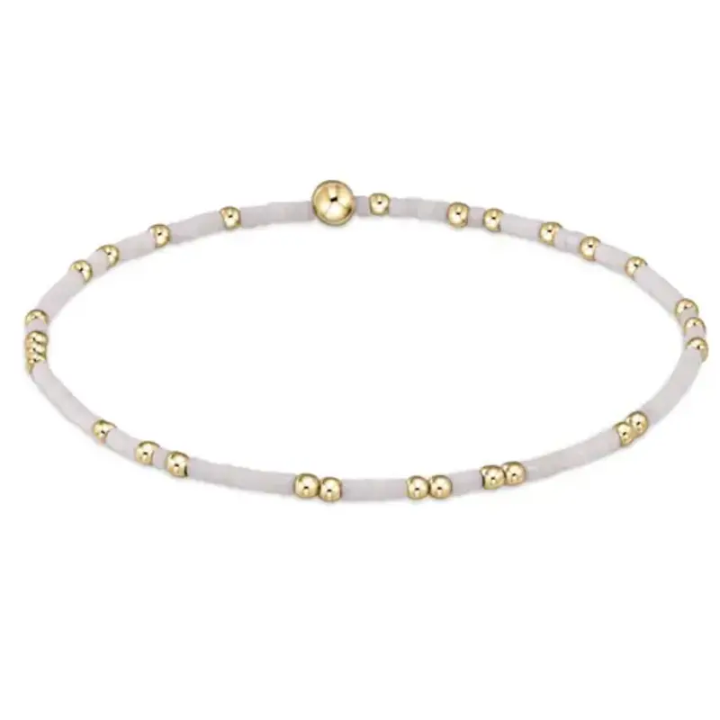 ENewton Design ENEWTON EXTENDS - HOPE  UNWRITTEN BRACELET - WHITE