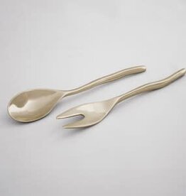 Beatriz Ball Sierra Modern Maia Large Salad Servers