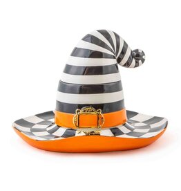 Mackenzie-Childs Witch's Hat Lidded Dish