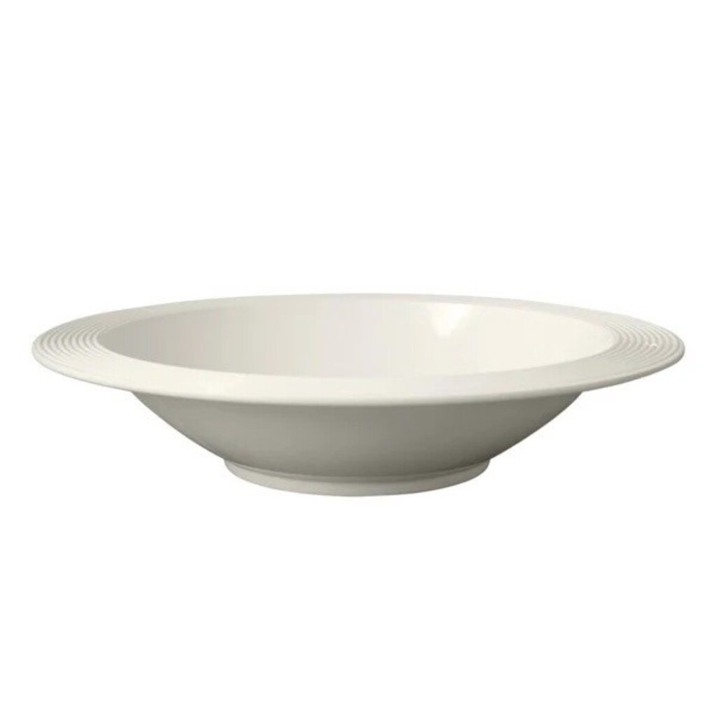 nora fleming Melamine Shallow Bowl - Pinstripes