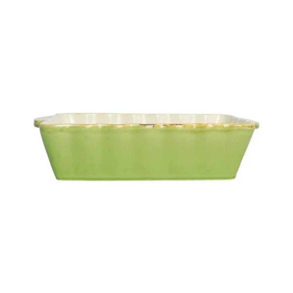 Vietri Italian Bakers Green Rectangular Baker-Md