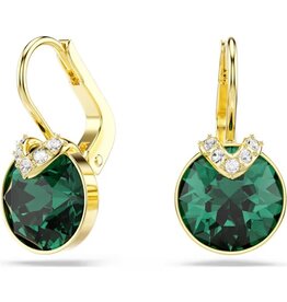 Swarovski Bella V drop earrings Green