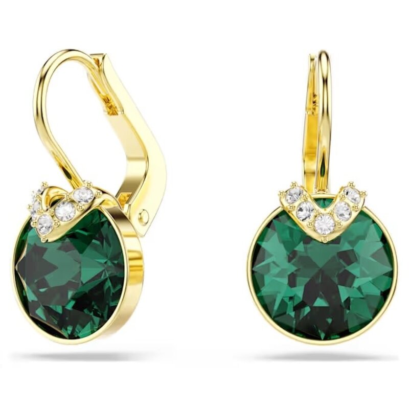 Swarovski Bella V drop earrings Green
