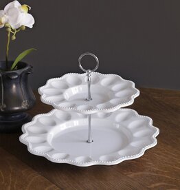 Beatriz Ball Vida Alegria Two Tiered Egg Server