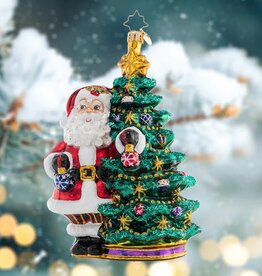 Radko Deck the Halls Santa