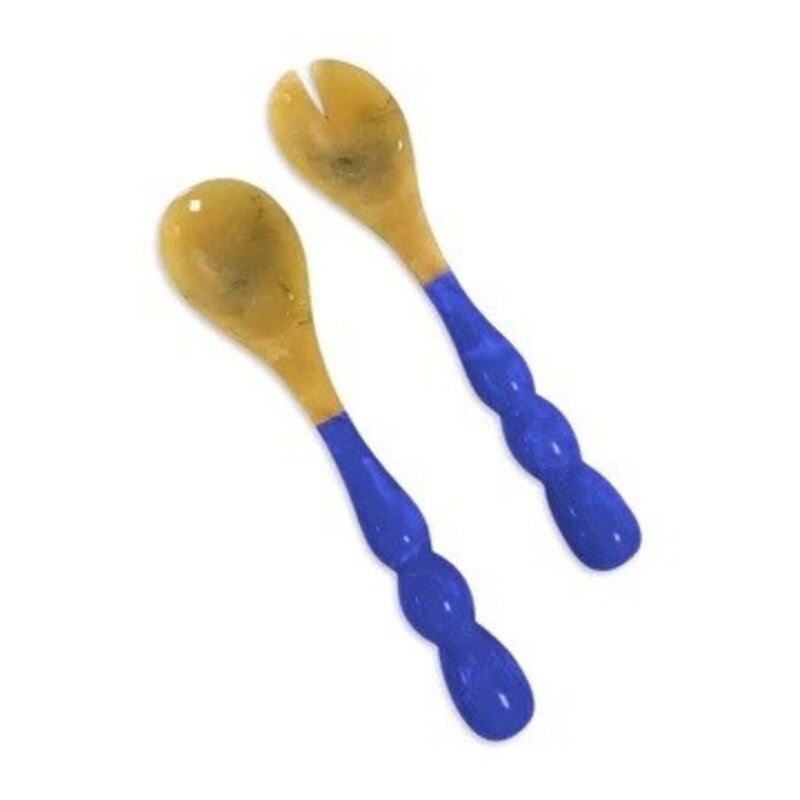 Beatriz Ball RESIN Rio Bubble Salad Servers (Blue)