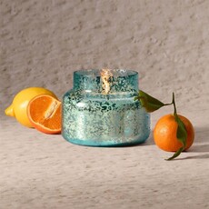 capri BLUE Volcano, Blue Textured Mercury Signature Candle