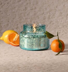 capri BLUE Volcano, Blue Textured Mercury Signature Candle