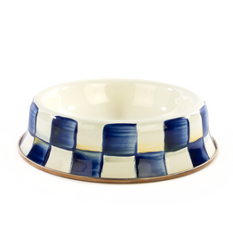 Mackenzie-Childs royal check small pet dish