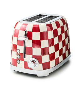 Mackenzie-Childs cherry check 2-slice toaster