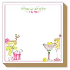 Rosanne Beck Collections Tennis Cocktails/things to do Luxe Notepad