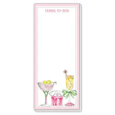 Rosanne Beck Collections Skinny Notepad Tennis /Cocktails